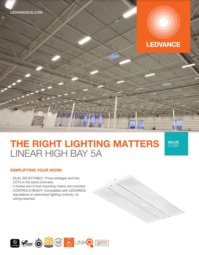 Value Class Dual Selectable Linear High Bay 5A​​​