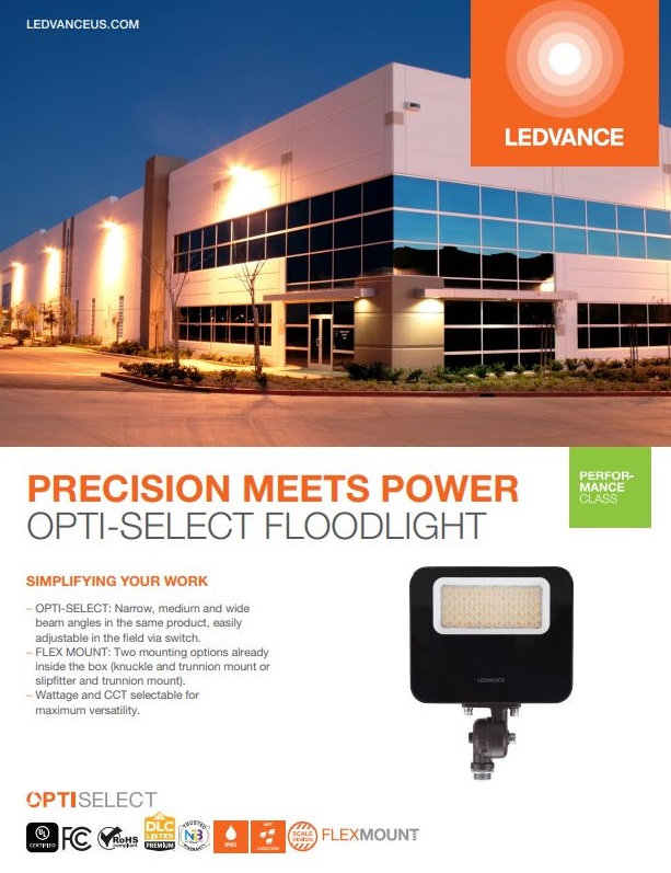 LEDVANCE PERFORMANCE CLASS OPTI-SELECT FLOODLIGHT