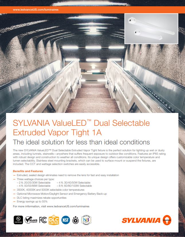 Extruded Vapor Tight 1A Flyer