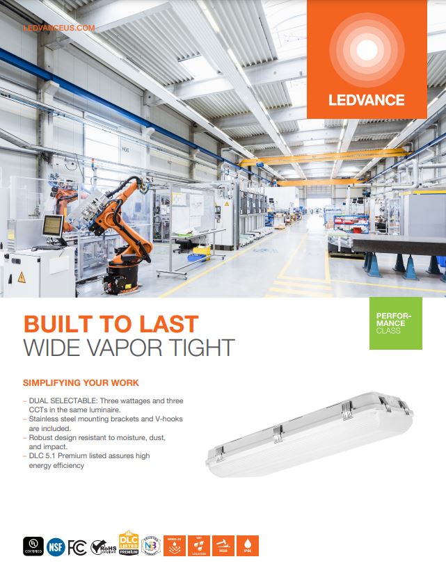 Performance Class Wide Vapor Tight New