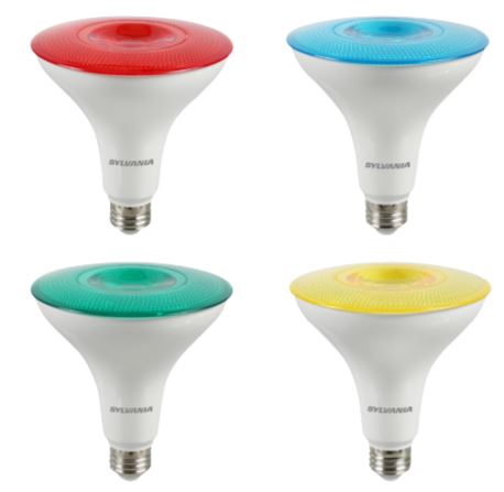 LED COLORED PAR38 LAMPS