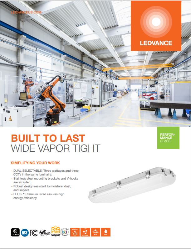 PERFORMANCE CLASS WIDE VAPOR TIGHT