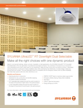 UltraLED™ RT Downlight Dual Selectable 